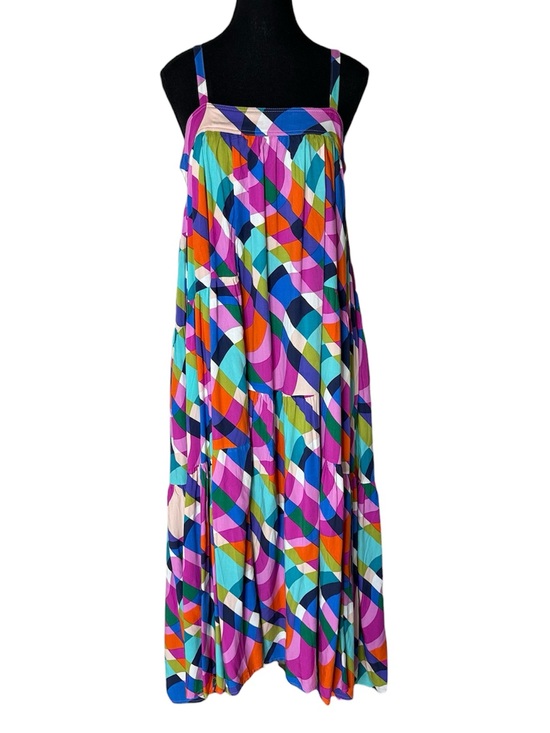 Abel The Label Dresses & Skirts - ABEL THE LABEL ANTHROPOLOGIE Oversized Trapeze Baby Doll Maxi Dress Size Medium